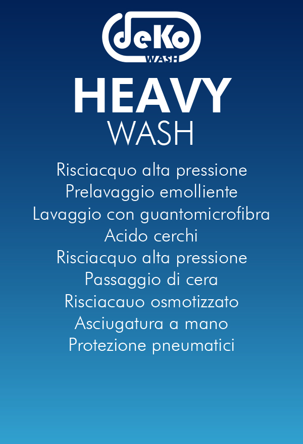 Heavy wash